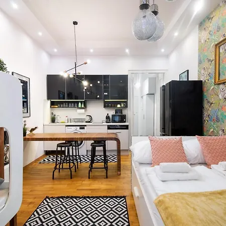 Economy Downtown Design Apartments - Free Parking - Balcony - Super Puplic Transport - Ac Budapest Exterior photo